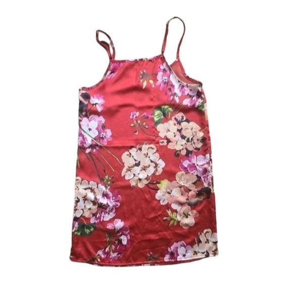 Missguided Red Floral Cami Dress - Picture 4 of 9